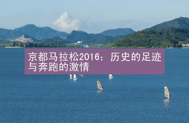 京都马拉松2016：历史的足迹与奔跑的激情